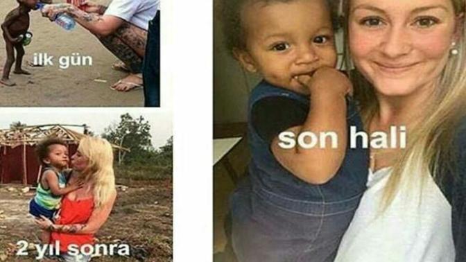 Afrikalı çocuğu ölümden kurtaran kadın cehenneme gidecek değil mi?