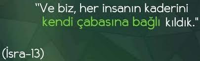 Kader bizim çabamızda mı yoksa Allah'ın mı dediği olur?