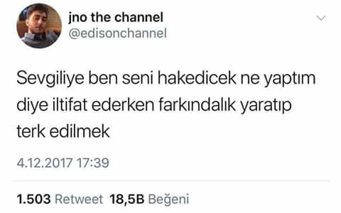 "Ben seni hakedecek ne yaptım" dediğiniz sevgiliniz "hiçbirşey yapmadın" deyip sizden ayrılmak istese ne yaparsınız?