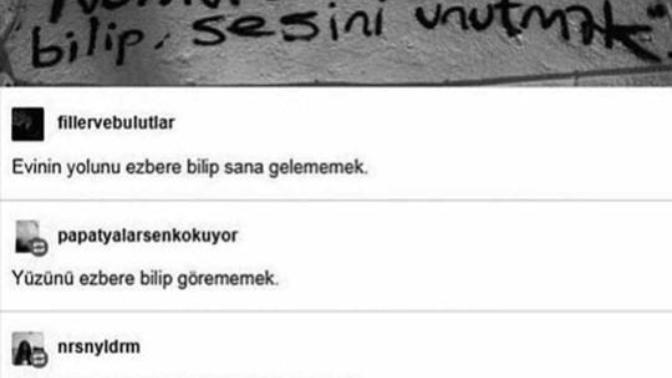 Numarasını ezbere bilip sesini unutmak?