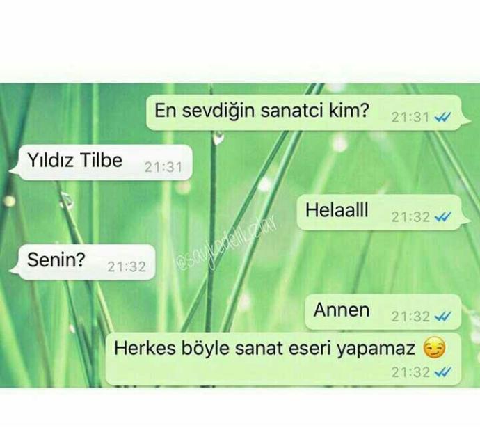 Senin en sevdiğin sanatçı kim ??