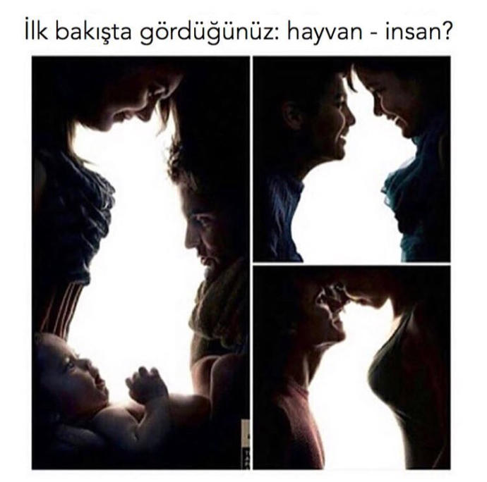 İlk bakışta ne gördünüz 😏 ?