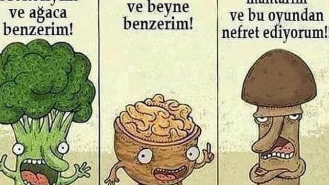 En sevdiğin sebze-meyve hangisi ve neye benziyor?