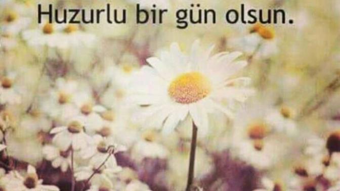 Hayırlı Günler Günaydın Nasılsınız?