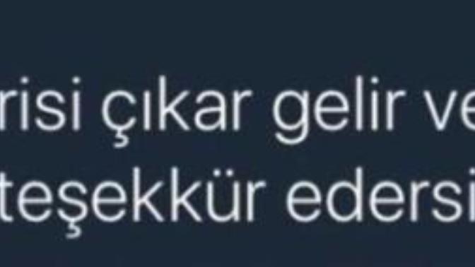 Hayatınıza giren biri için giden herkese teşekkür ettiniz ki?