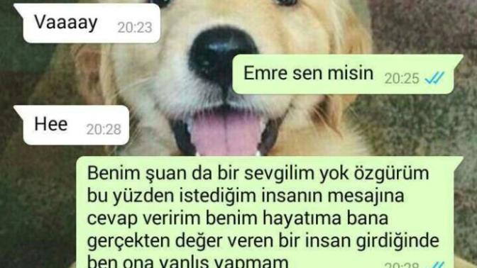 Eski erkek arkadaşım bana mesaj attı?