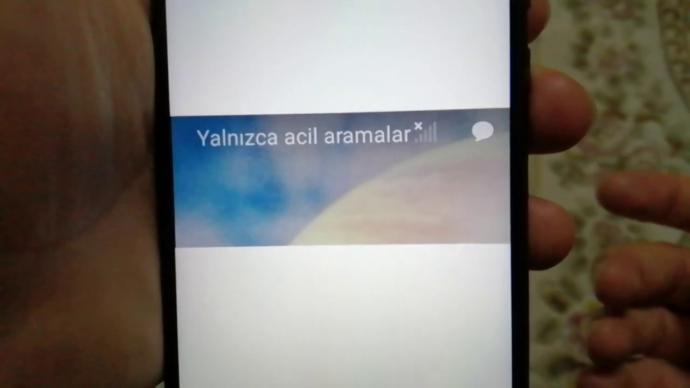 sadece acil aramalar ne demek