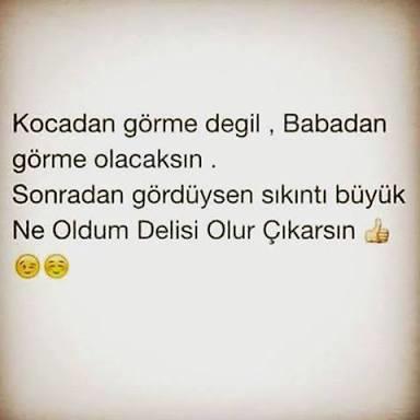 Baba parası mı yemek daha güzel koca parası mı?
