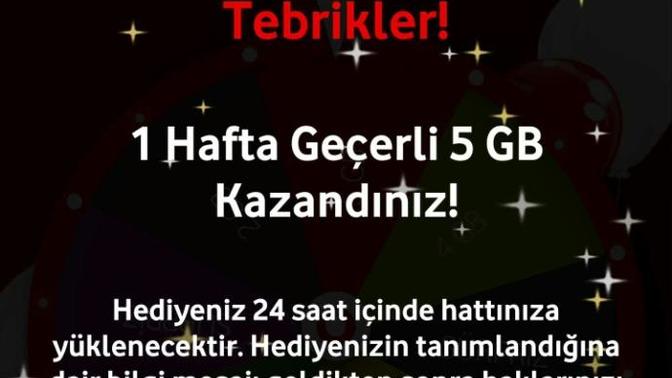 Vodafone çarktan ne kazandınız bu hafta?