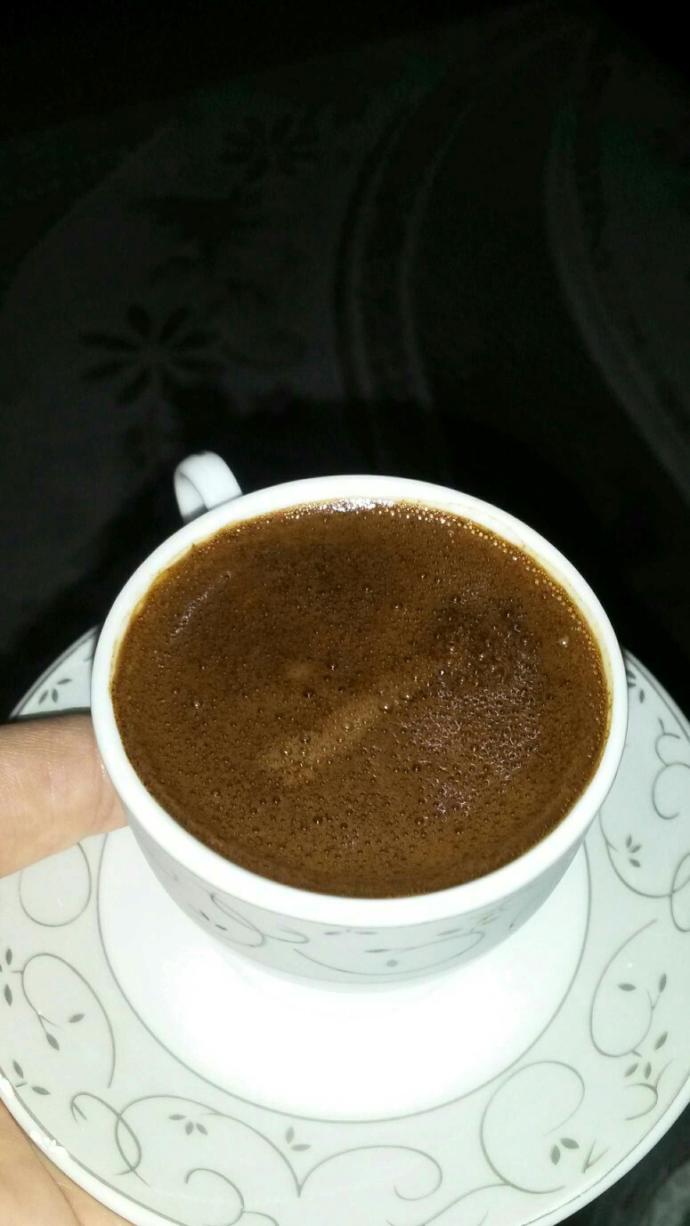 Yorgunluk Kahvesi içelim dedim kahvemin köpüğü nasıl olmuş...😄..😊😊?