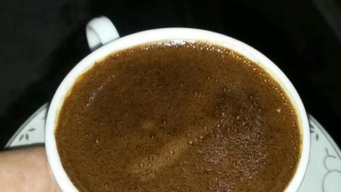 Yorgunluk Kahvesi içelim dedim kahvemin köpüğü nasıl olmuş...😄..😊😊?