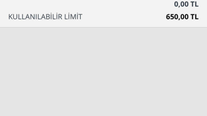 İşte üniversiteli kartı çıkardım, limiti 650 tl mi şimdi neden bh kadar yuksek başladı?