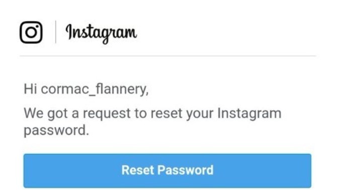 Instagram bana sürekli "reset password" mesajı gönderiyor. Ne yapmam gerekir?