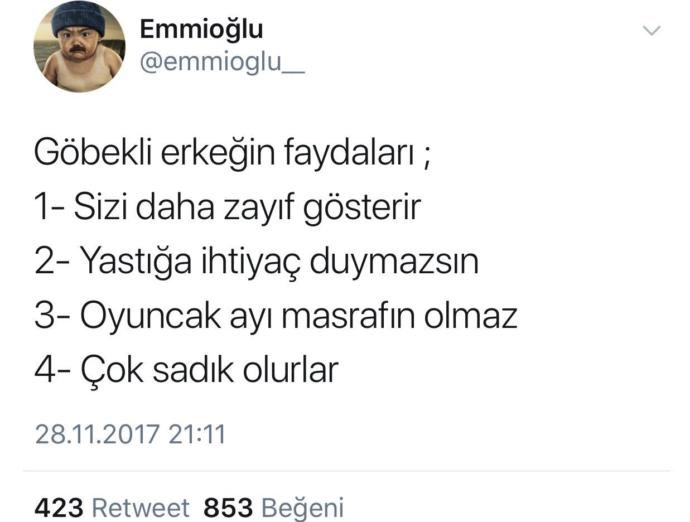 Göbekli erkekle evlenmenin avantajları / dezavantajları nelerdir?