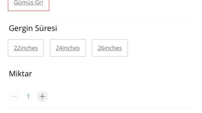 22inch 25inch 26inch ne demek oluyor gergin süresi falan?