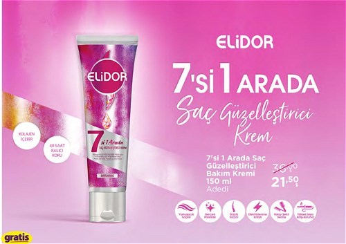 Elidor 7’si 1 Arada Saç Güzelleştirici Krem