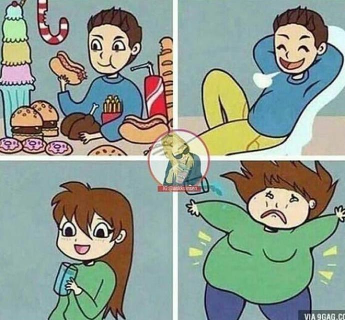 Neden kadın vücudu kilo almaya daha yatkın oluyor?