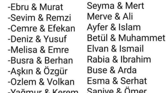 2018 de sevgili olacaklar?