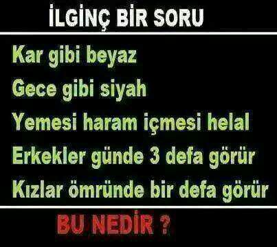 Ilginc  bir  soru arkadaslar ??