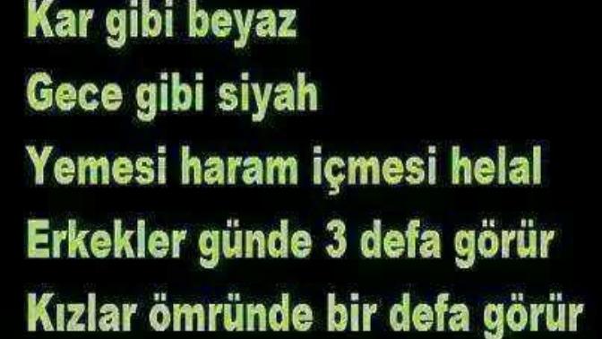 Ilginc  bir  soru arkadaslar?