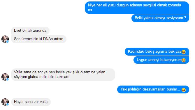 Bu kız bana mı yürüyor sizce?