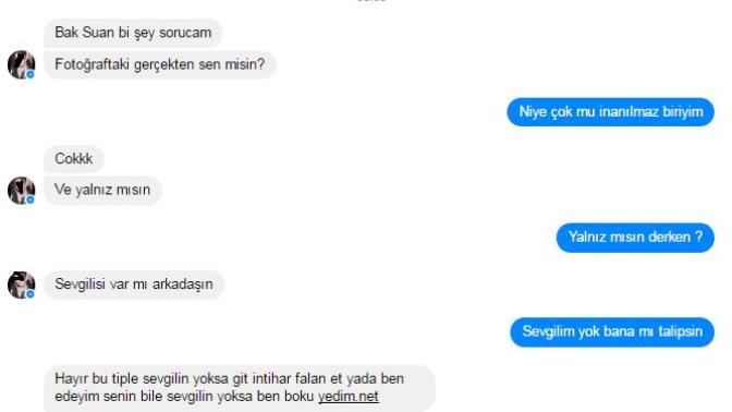 Bu kız bana mı yürüyor sizce?