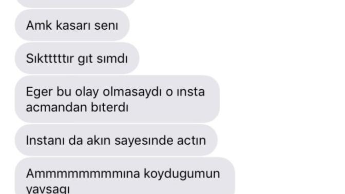 Eski sevgilim şahsıma ve aileme ağır küfürler etti?