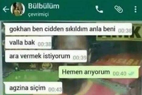 Sizde de böyle mesajlaşmalar oldu mu ?