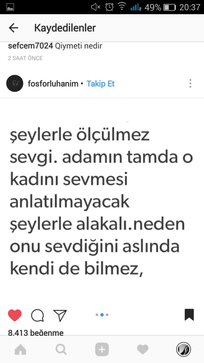 "O" seni neden sevsin?
