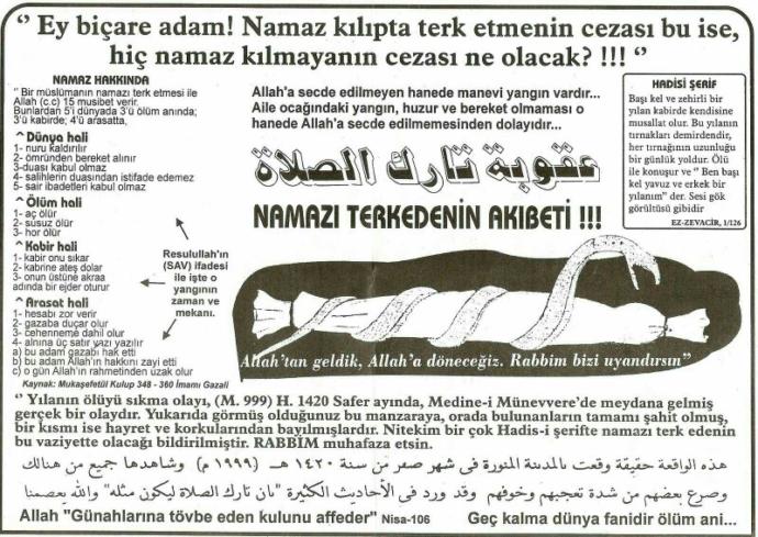 Namaz kilmayan müslüman kişi dinden çıkar mi 😄?