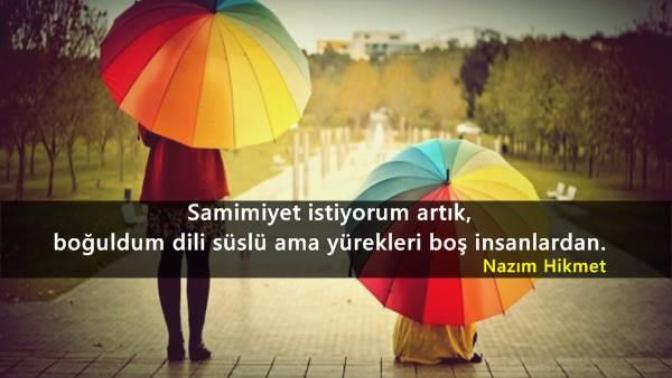Samimiyet sizce nedir? Neden günümüz insanlarının yüreklerine serpiştirilmemiştir?