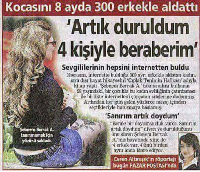 Kocasını 8 ayda 300 erkekle aldatan kadın hakkında ne düşünüyorsunuz?