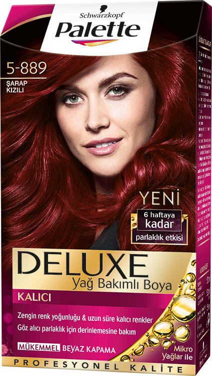 Koyu kızıl saç boyası