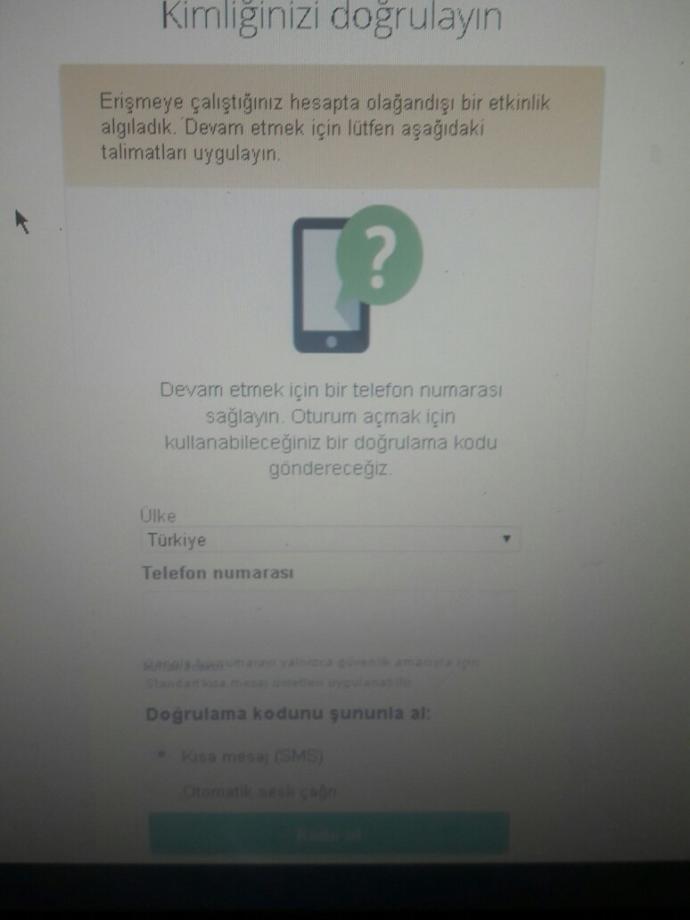 Gmail, olağandışı etkinlik neden böyle diyor??