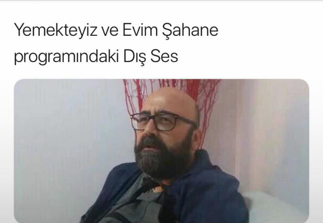 Sizde evim Şahane ve Yemekteyizdeki dış sesi merak ediyor musunuz🙄😂😅☺️?