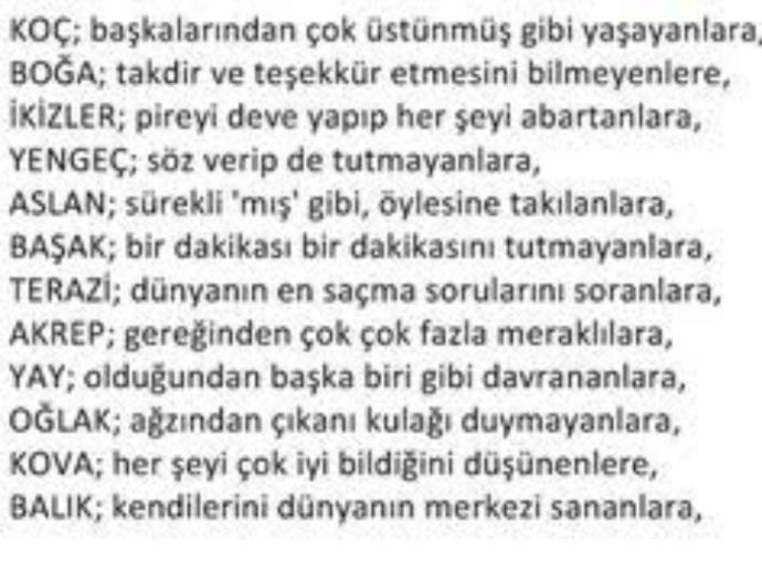 Hangi burç neye tahammül edemez?