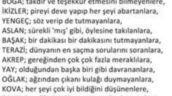 Hangi burç neye tahammül edemez?