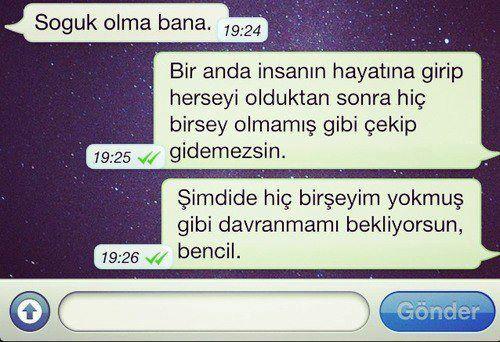 Ayrılınca arada bir whatsapp ta online mi diye bakmak var yaa içim kan ağlıyor sevmeyin aslaa Neden mi?