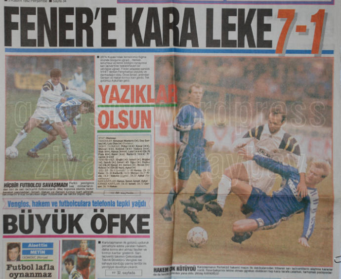 Sigma Fenebahçe maçında kaç yaşındaydınız?