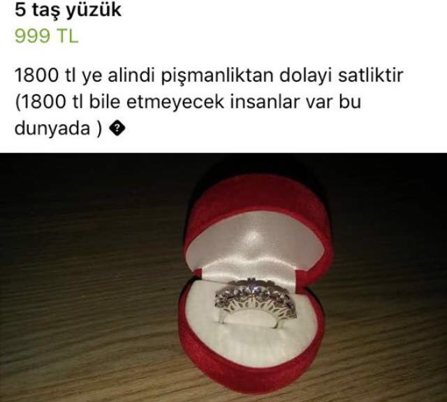 Sevgilinize tektaş yüzük aldınız ve evlenme teklifi ettiniz ve sizin teklifinizi reddetti .. Siz Olsanız Ne Yaparsınız ?