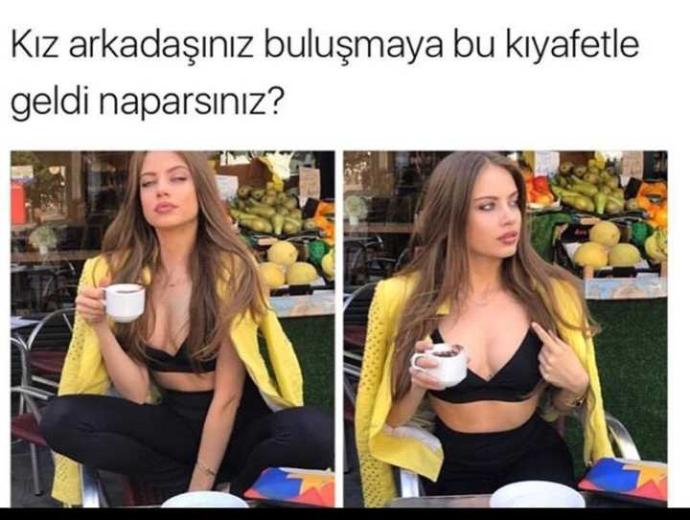 Erkekler sevgiliniz bu kıyafetle yanınıza gelse??