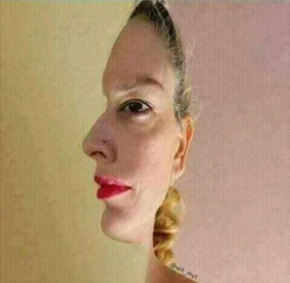 Bu fotoğraftaki yüz, sizce yan mı düz mü.?
