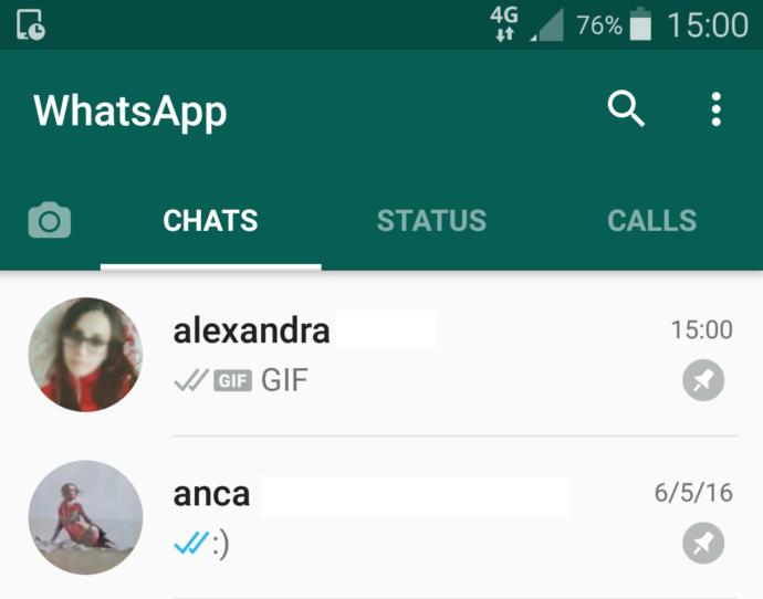 WhatsApp sohbet