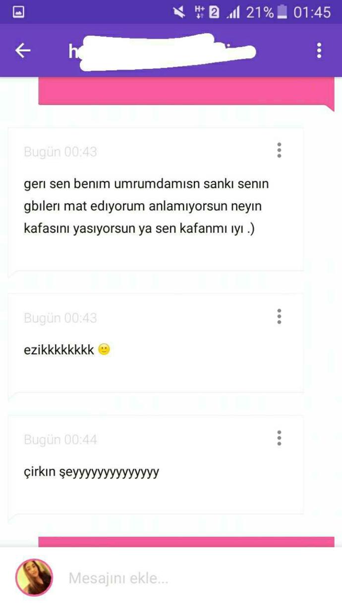 Gereksiz insanlar bir benimi buluyor ha?