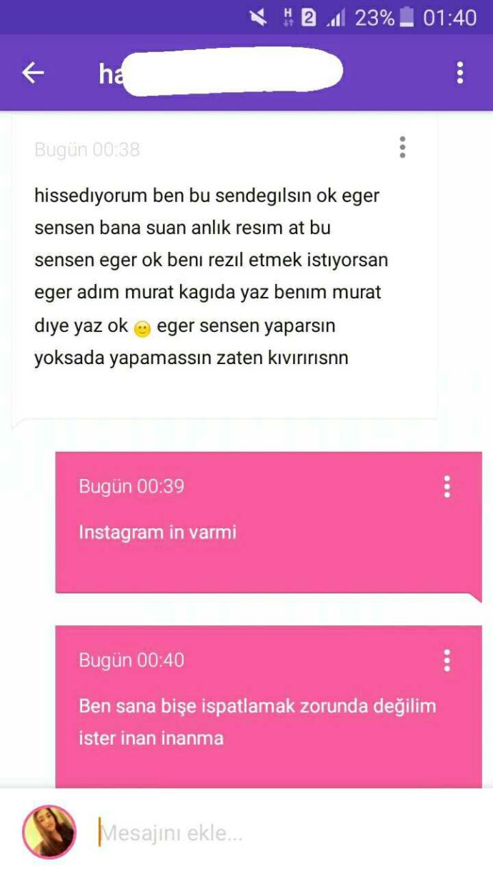 Gereksiz insanlar bir benimi buluyor ha?