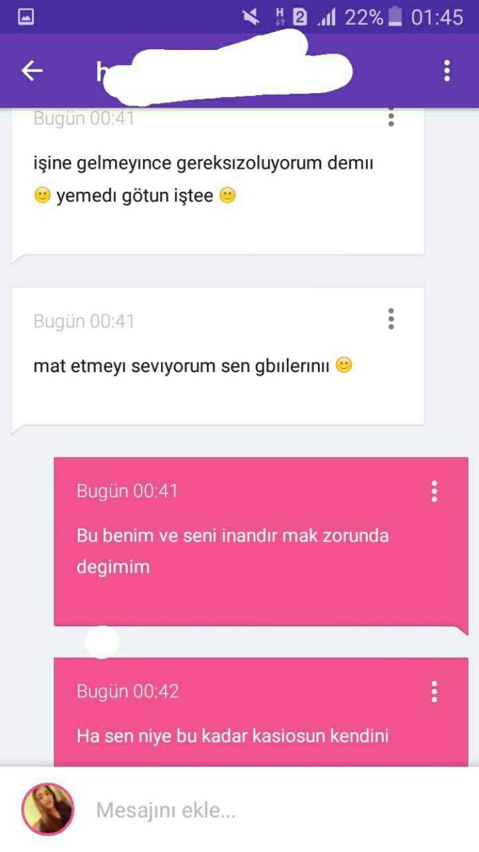 Gereksiz insanlar bir benimi buluyor ha?