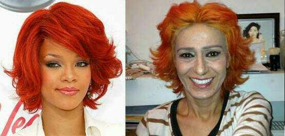 Kızıl,Yıldız Tilbe ' ye mi yoksa  Rihanna ' ya mı daha çok yakışmış??