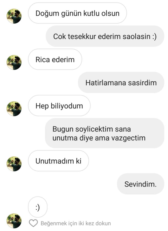 Eski sevgilim dun gece saat1de mesaj atti resimli?