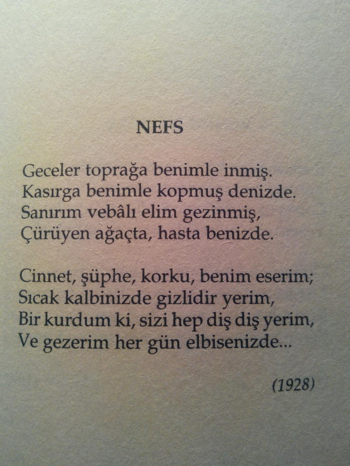 Nefsine hakim misin, mahkum mu?