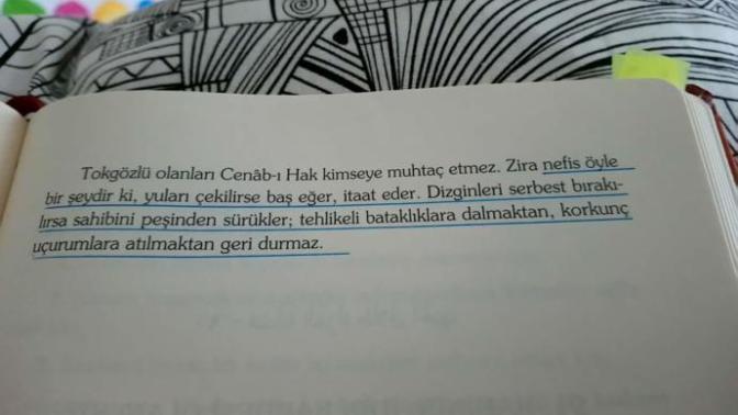 Nefsine hakim misin, mahkum mu?